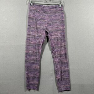 Lululemon High Times Leggings Womens 8 Space Dye Camo Tender Violet Black Grape‎